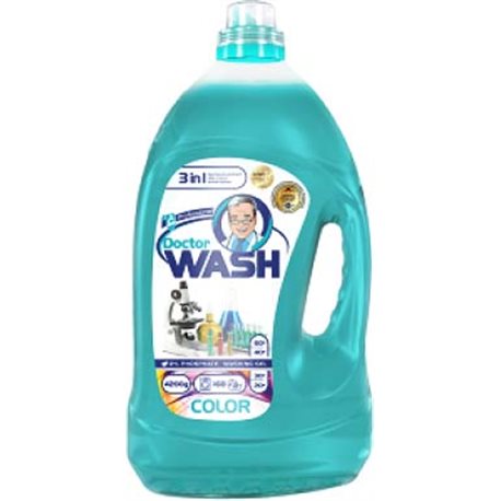 Гель для стирки "Doctor Wash" для цветных вещей 4.2 л. [720283]