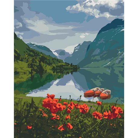 Картина по номерам Красота Норвегии [КНО2256]