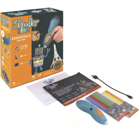 3D-Ручка 3Doodler Start Для Дитячої Творчості - Креатив (Синя) [3DS-ESST-MULTI-R-17]