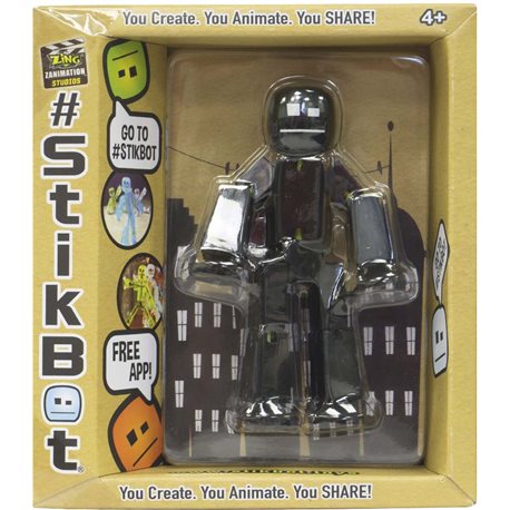 Фігурка ДляАнімаціонного Творчості Stikbot S2 (Чорний) [TST616IIBl]