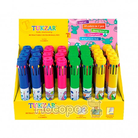 Ручка 10 кольорів TZ9752
