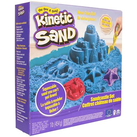 Набір Піску Для Творчості - Kinetic Sand Замок З Піску (Блакитний) [71402B]