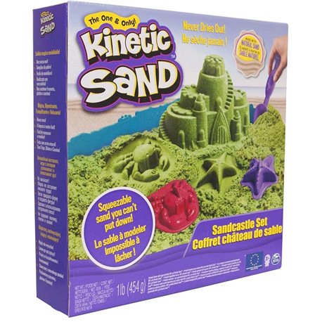 Набор Песка Для Творчества - Kinetic Sand Замок Из Песка (Зеленый) [71402G]
