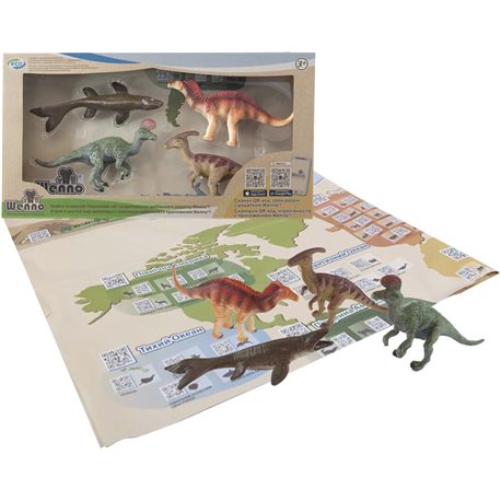 Навчальний Ігровий Набір - Динозаври Крейдяного періоду [WRD1701]