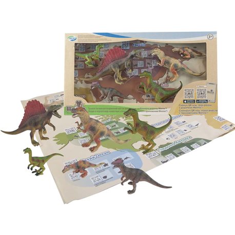 Навчальний Ігровий Набір - Хижі Динозаври [WCD1701]