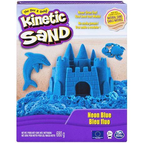 Пісок для дитячої творчості - KINETIC SAND COLOR (блакитний) [71409B]