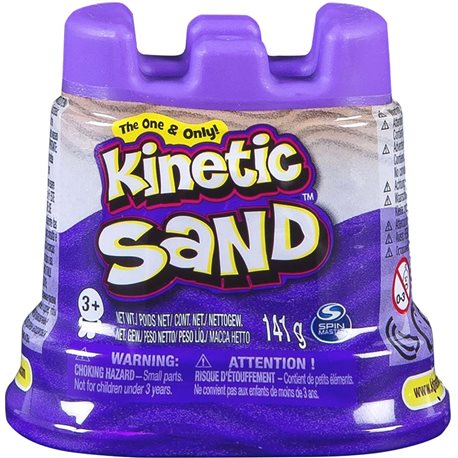Песок Для Детского Творчества - Kinetic Sand Мини Крепость (Фиолетовый) [71419P]