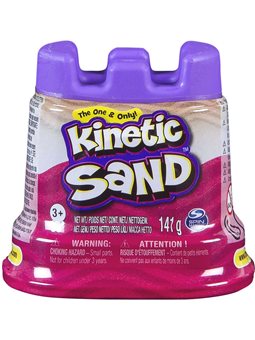 Песок для детского творчества - KINETIC SAND МИНИ КРЕПОСТЬ (розовый) [71419Pn]