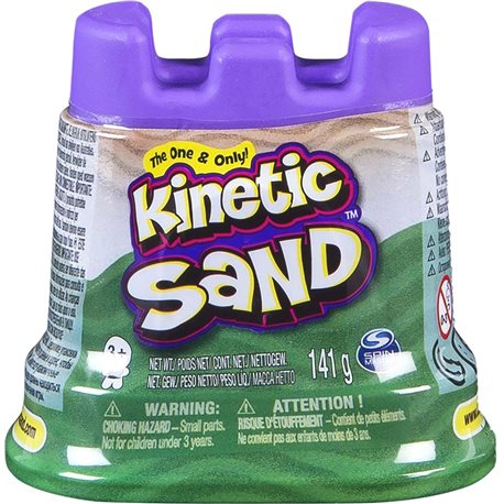 Песок Для Детского Творчества - Kinetic Sand Мини Крепость (Зеленый) [71419G]