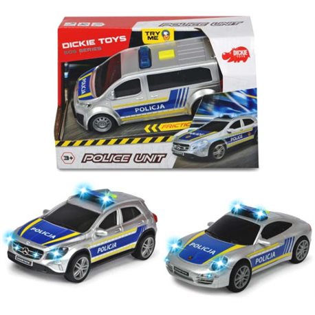 3712014 Автомобиль «SOS.Полиция», со звук. и свет. эффектами, 15 см, 3 вида, 3