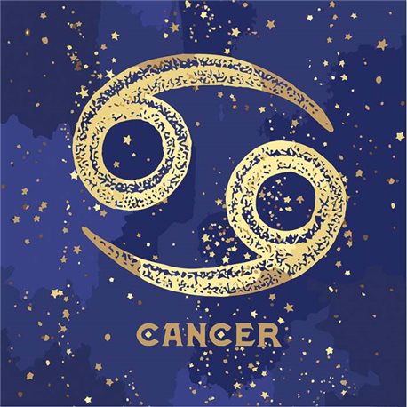 Картина по номерам - Знак зодиака Рак с краской металлик (КН9517)