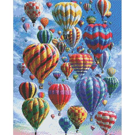 Алмазная вышивка - Воздушные шары (АМ6010)