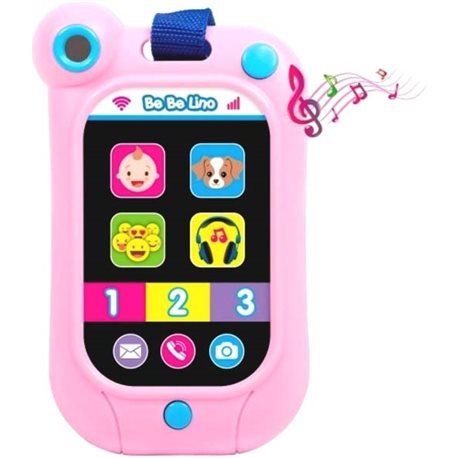 Інтерактивний смартфон BeBeLino, рожевий [58159]