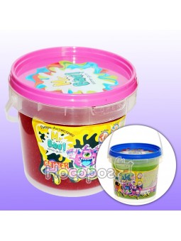 Лизун-антистресс ТМ Mr.Boo Small Boo GLITTER в ведре 80047