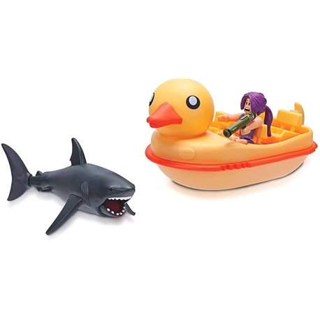 Roblox Ігрова колекційна фігурка Feature Vehicle SharkBite: Duck Boat W2