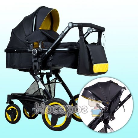 Детская коляска Ninos BONO желто-черная