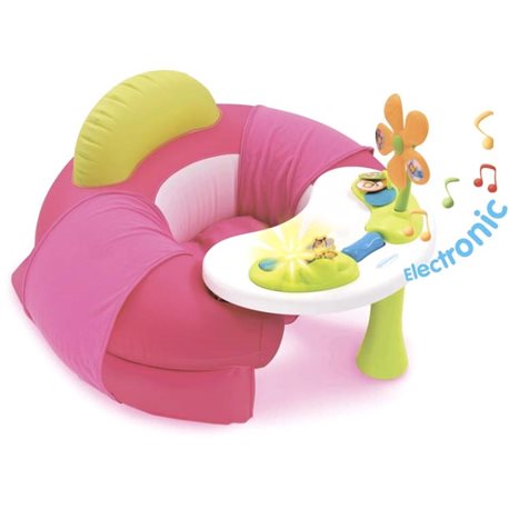 110211 Детское кресло Cotoons с игровой панелью, розовое, 6 мес. +