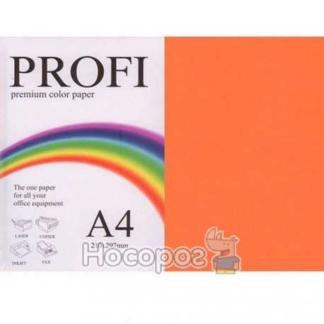 Папір кольоровий PROFI А4/120г (250л) Deep Saffron (43211)