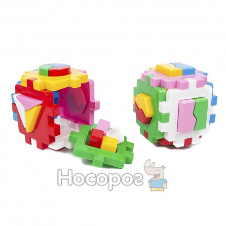 Игрушка куб "Умный малыш Логика-комби ТехноК"