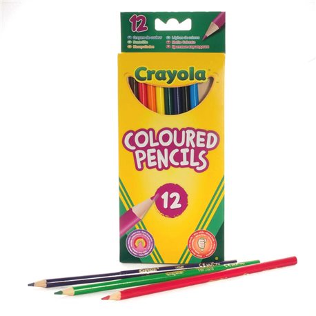Кольорові олівці (12 шт), Crayola