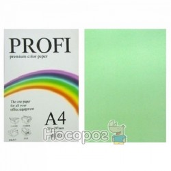 Бумага цветная PROFI А4 / 120г Light Green №190