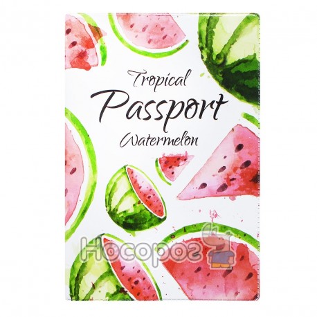 Обложка на паспорт Полимер Tropical 307029