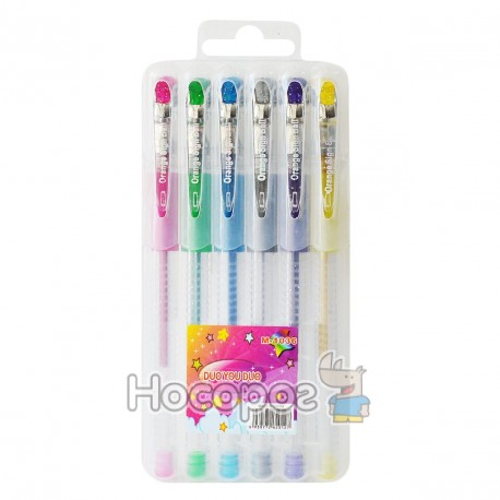 Ручки в наборі M-1036 6 кольорів 