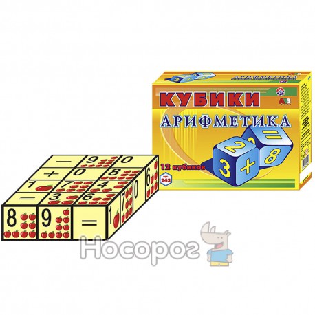 Игрушка кубики "Арифметика ТехноК"