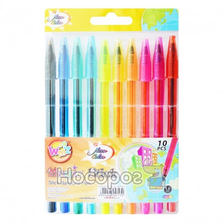 Ручки в наборі BEIFA АА934-10U 10 кольорів