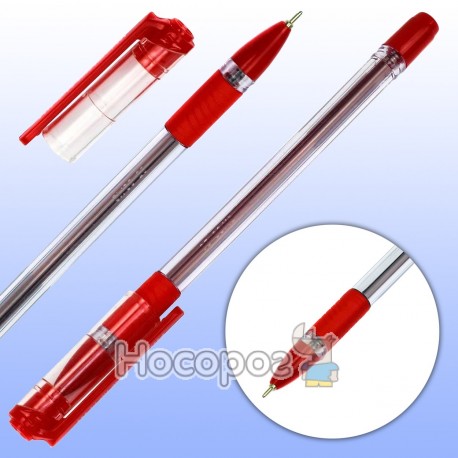 Ручка масляная Hiper Fine Tip HO-111 красная