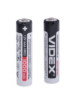 291789 Аккумулятор Videx HR03/ААА 1000mAh, 1.2V 2шт