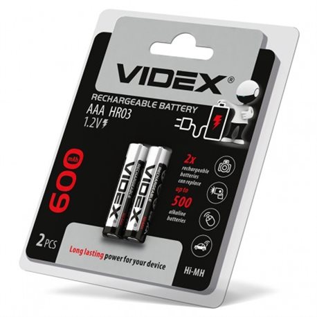 291826 Акумулятор HR03/ААА 600mAh, 1.2 V 2шт