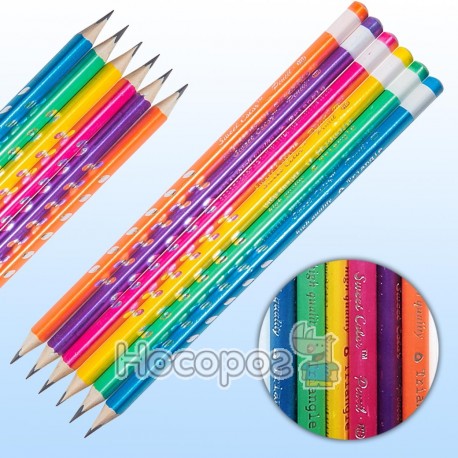 Набір простих олівців Sweet Color HB N-87425SC