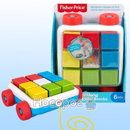 Игрушка-каталка Яркие кубики Fisher-Price GJW10