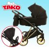 Коляска универсальная 2 в 1 Tako Jumper V Black-Gold 70557 