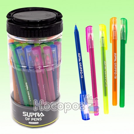 Ручка масляная синяя SUPRA GRIPPO-19 002208