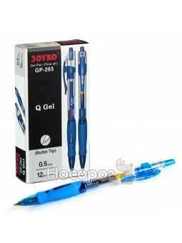 Ручка Joyko GP-265 гелева автомат 0,5 мм синя