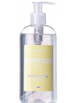 Санитайзер HiLLARY Skin DOUBLE HYDRATION milk & honey 200 мл. (HI-12-070)