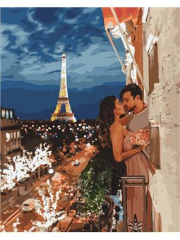 Картины по номерам - Романтичний Париж (КНО4690)