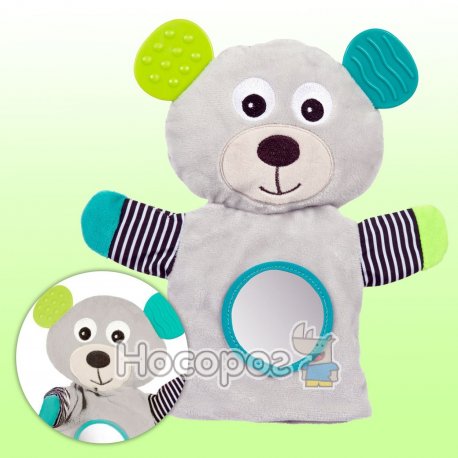 Canpol babies Игрушка-перчатка мягкая с прорезывателем BEARS