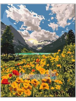Картина за номерам "Величні Альпи" Ідейка (КНО2268) 