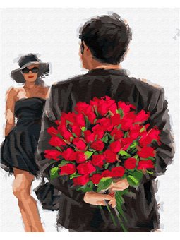 Картина по номерам Brushme Розы для любимой [GX24531]