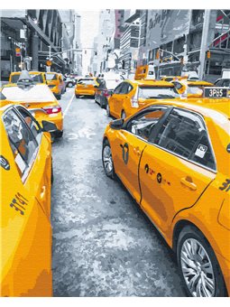 Картина по номерам Brushme Нью-Йоркское такси [GX25434]