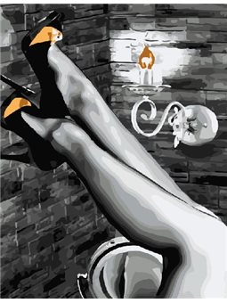 Картина по номерам Brushme Женские ножки [GX5005]