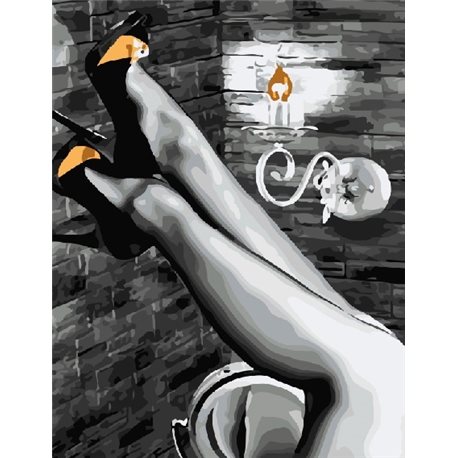 Картина за номерами Brushme Жіночі ніжки [GX5005]