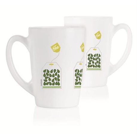 Чашка LUMINARC NEW MORNING GREEN TEA LEAVES 