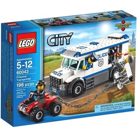 Конструктор LEGO City 60043 "Машина для перевозки заключенных"