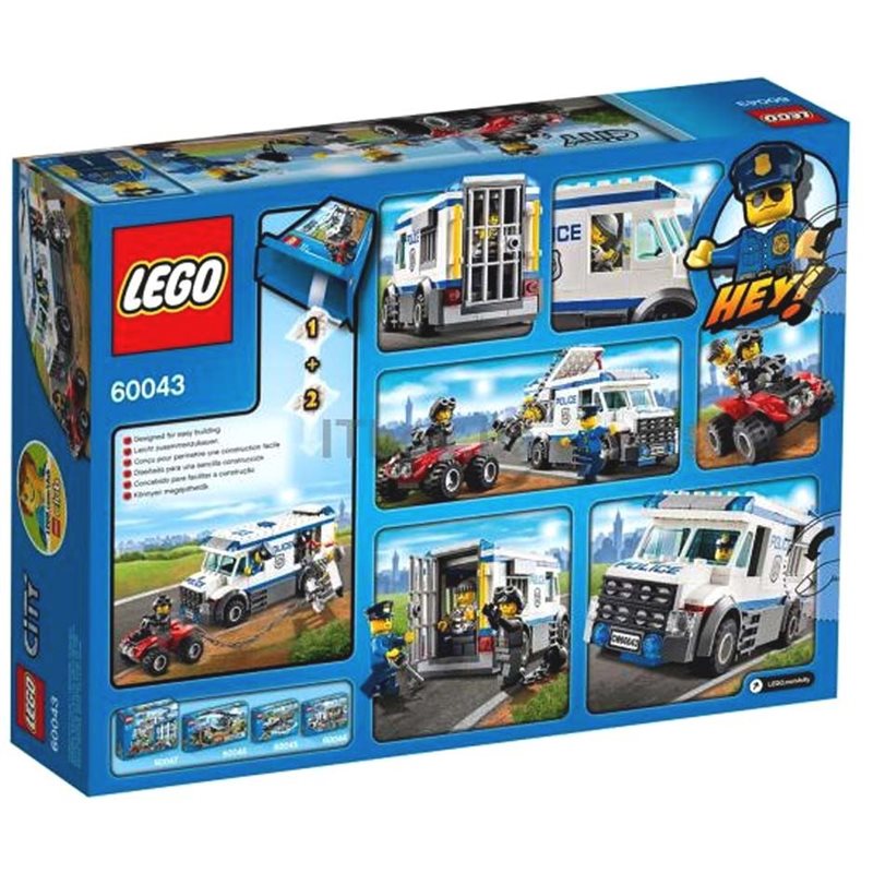 Фото Конструктор LEGO City 60043 "Машина для перевезення в'язнів"