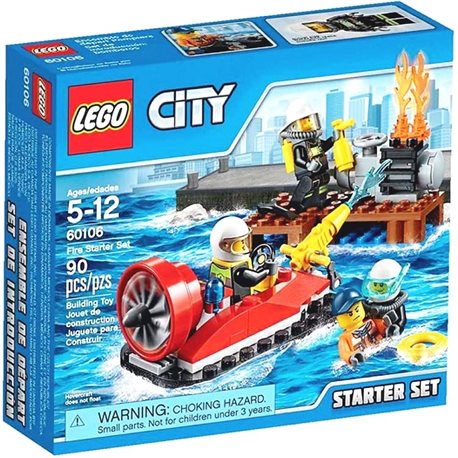 Конструктор LEGO City "Пожежна охорона: стартовий набір" 60106 