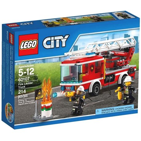 Конструктор LEGO "Пожежна машина з драбиною" 60107